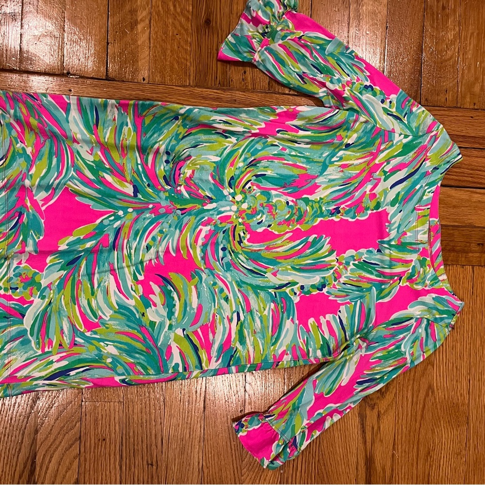 Lilly Pulitzer Pink and Green Dress